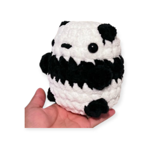 Chunky crochet panda