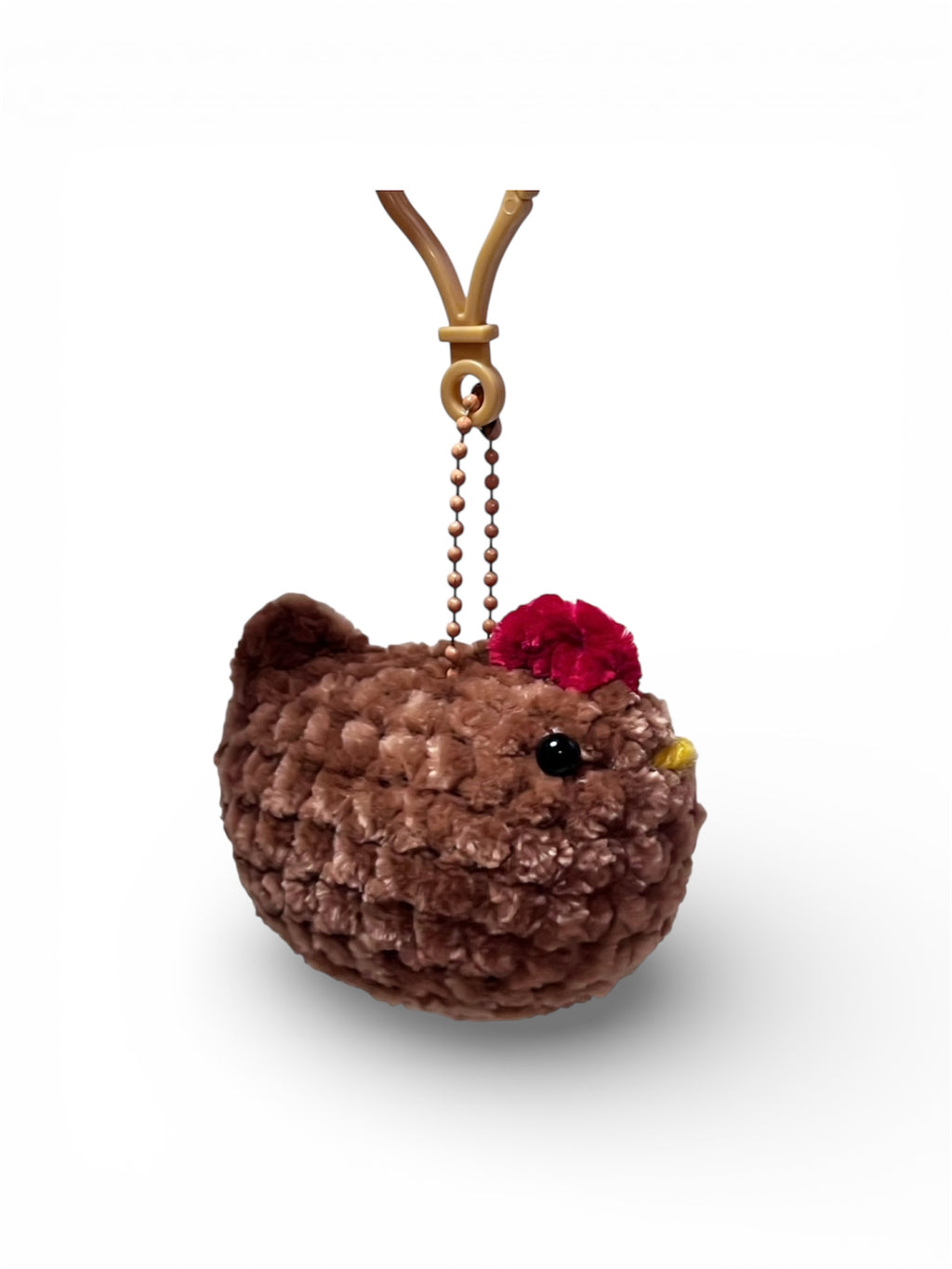Mini chicken keychain
