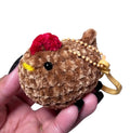 Mini chicken keychain